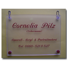 Plexiglas Schilder